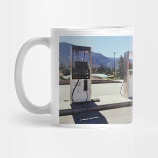 Historic old abandoned gas station in Hedley, BC, Canada. Mug